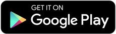 Google Play app store button for Off The Chain K9 Academy grooming appointments.